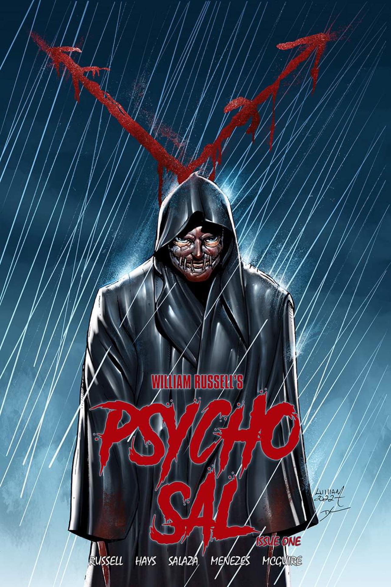 11x17 Psycho Sal #1 The Box - Pencils for Published Cover