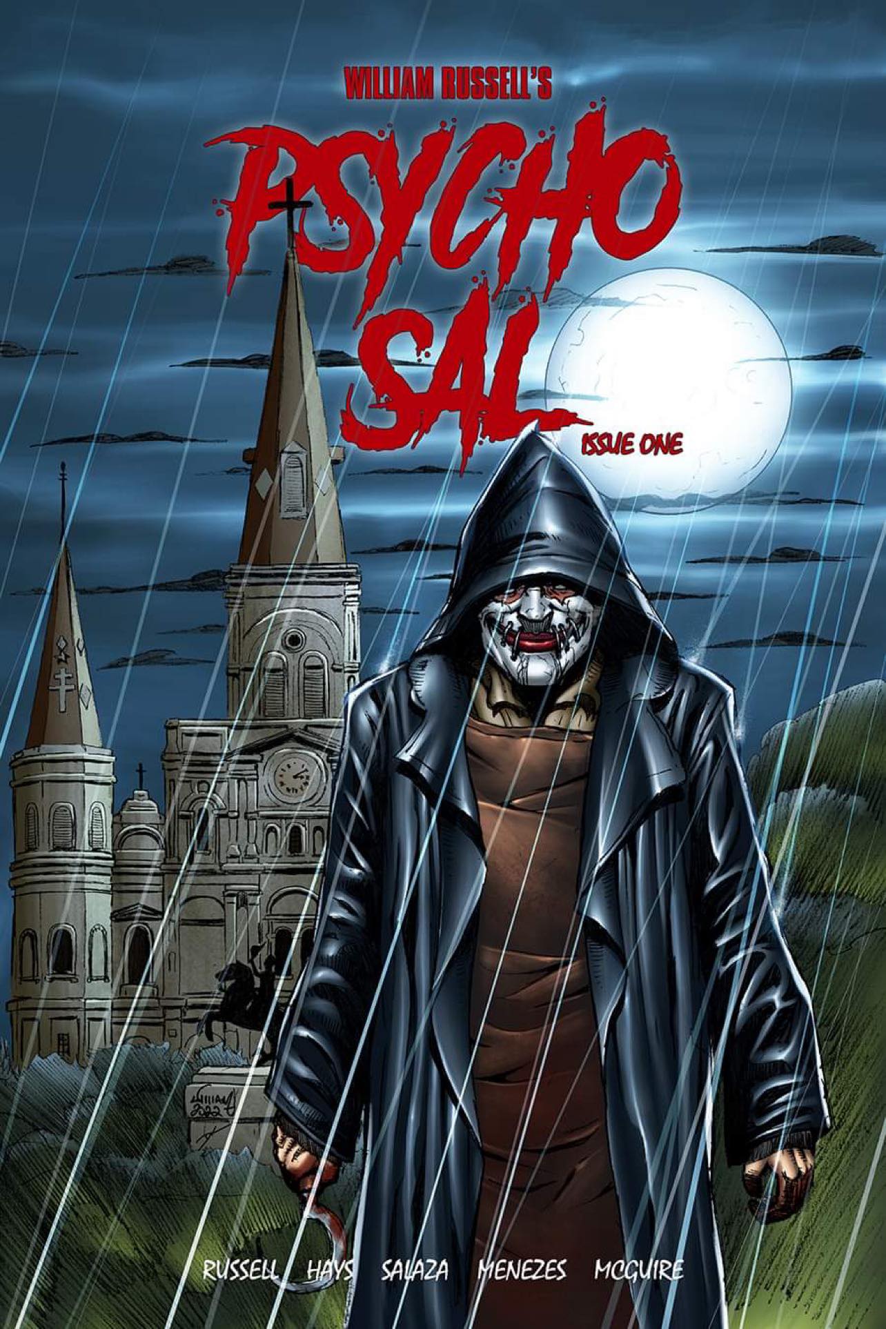 11x17 Psycho Sal #1 Cajun Gamer - Pencils for Published Cover