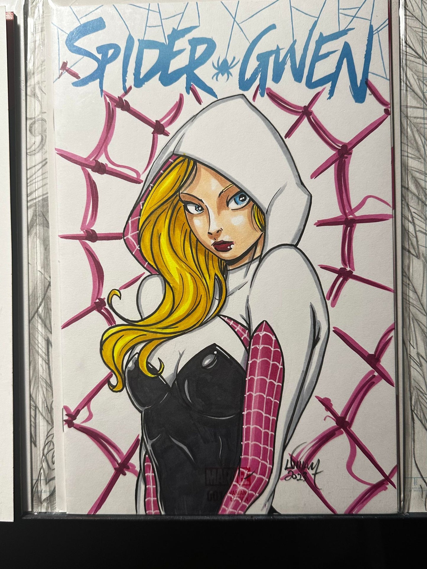 Half Body Commission in full color on Sketch Blank