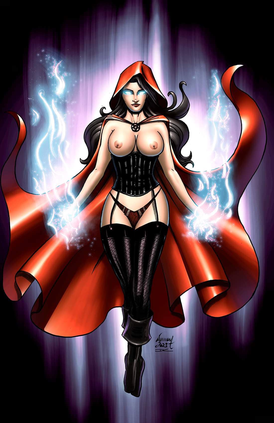 Power Hour Rise of the Witch risque - Artist proof - LTD 5 print run