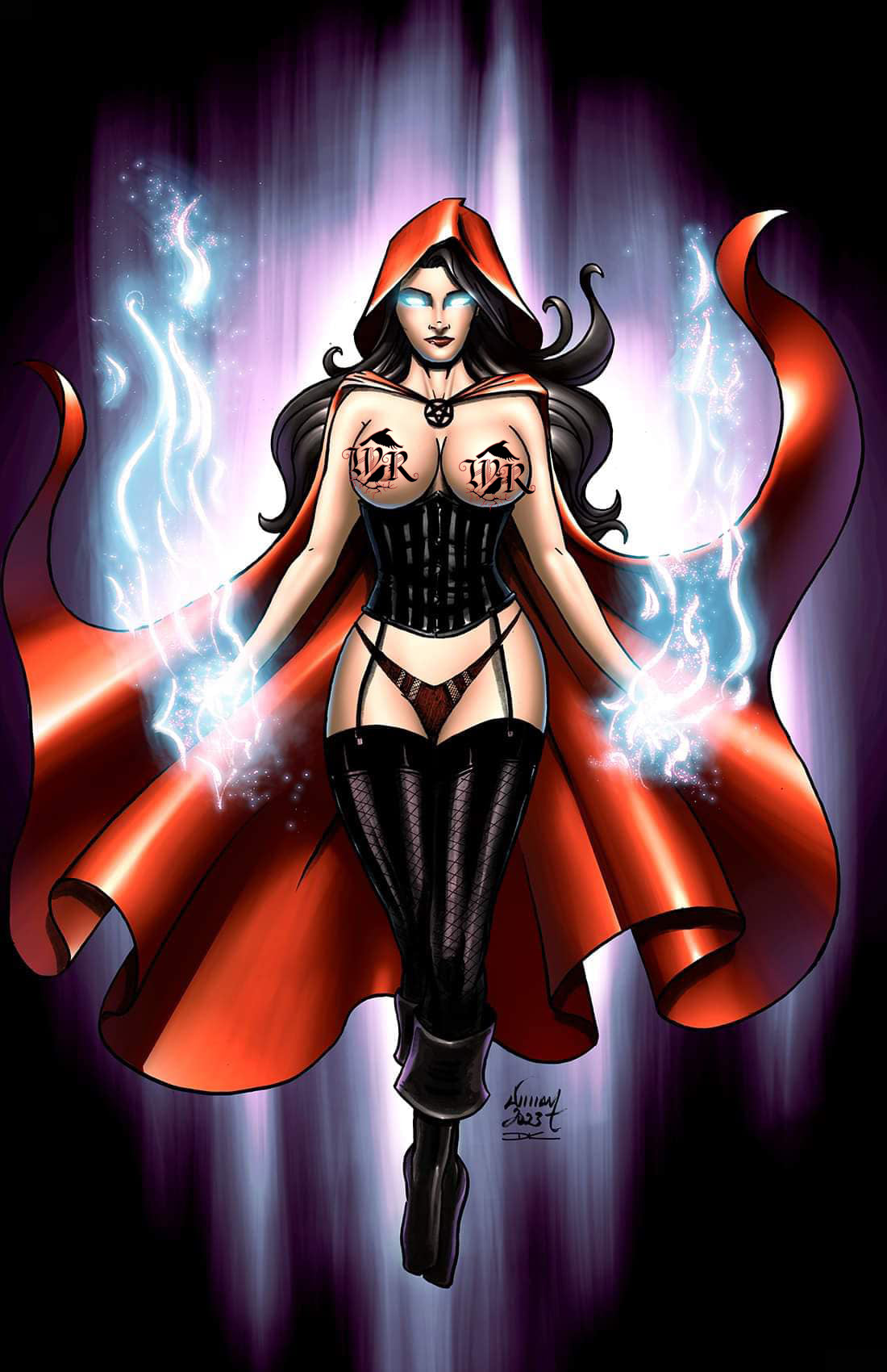 Power Hour Rise of the Witch risque - Artist proof - LTD 5 print run