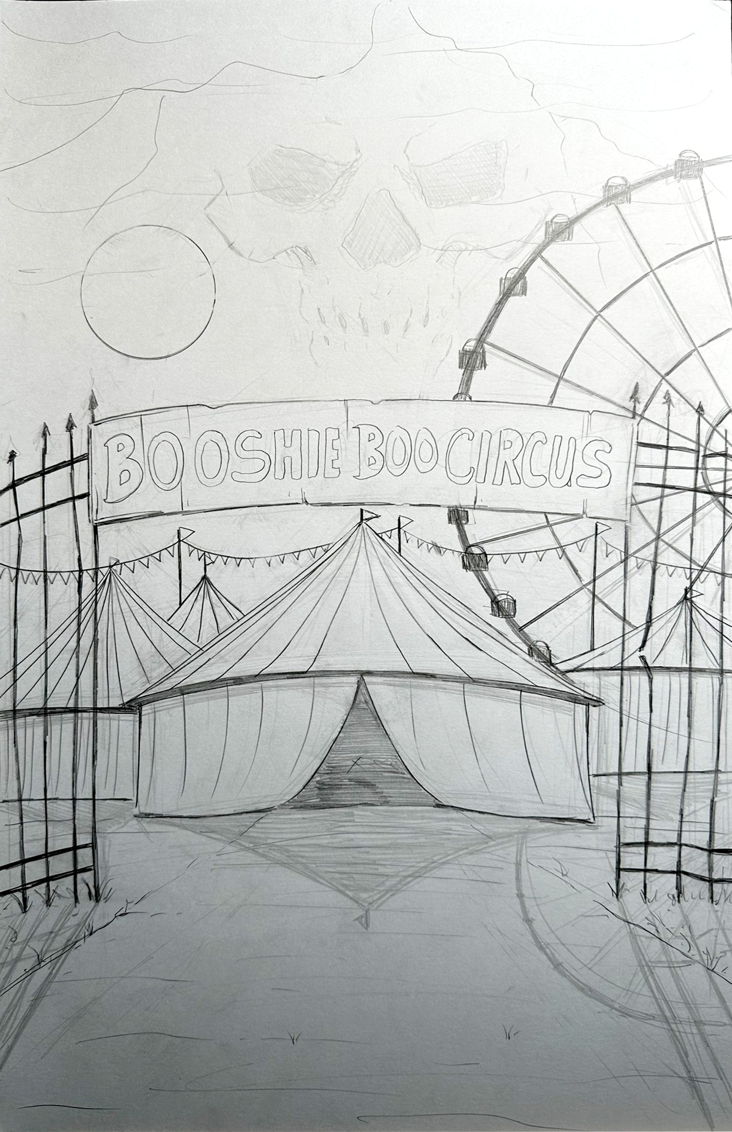 11x17 Booshie Boo #1 - pencil for Published Cover