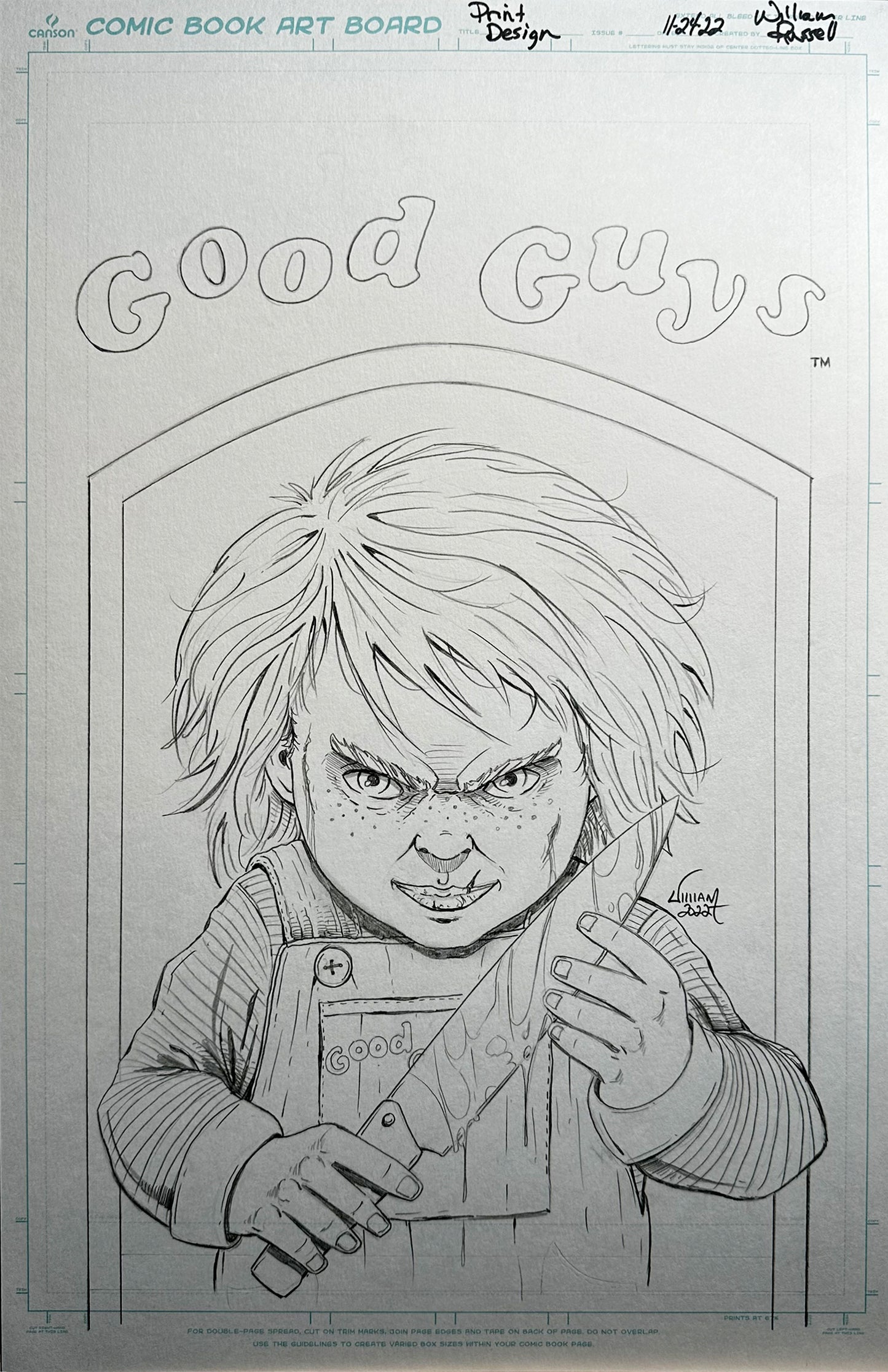 11x17 - Half body Commission in Raw pencils or B&W Ink