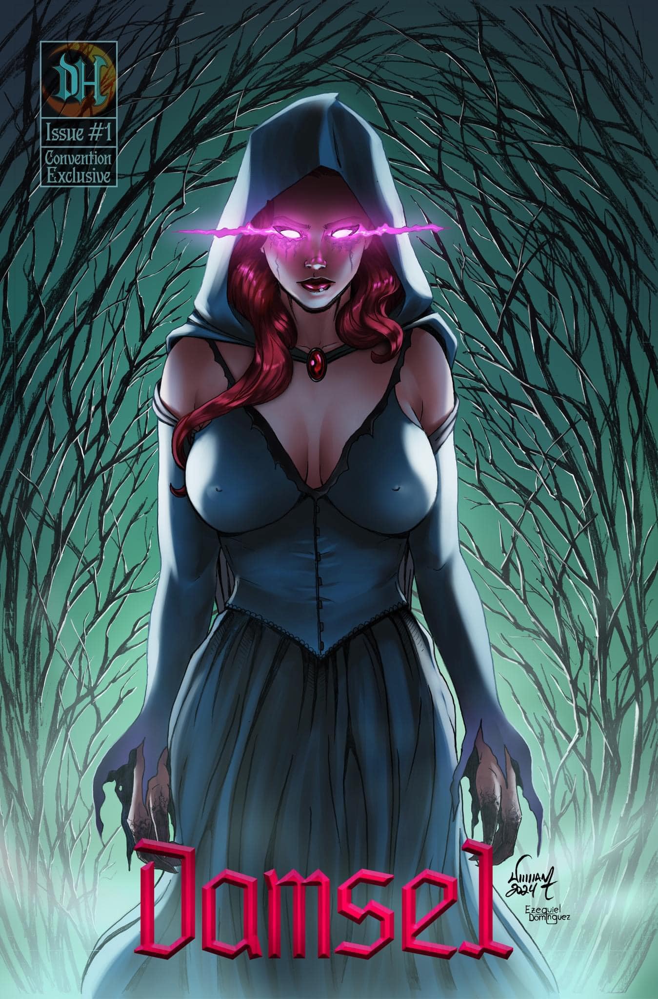 11x17 Original CoverPencils - Damsel #1 NYCC Exclusive - Published Cover