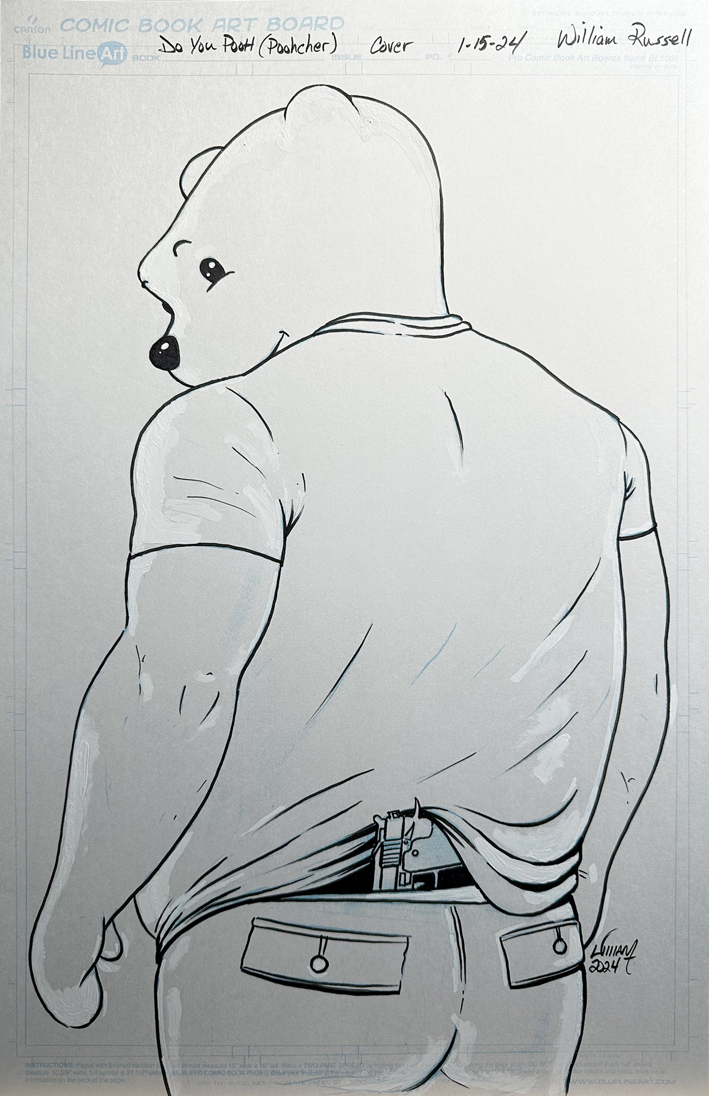 11x17 DYP Poocher Ink for Published Cover