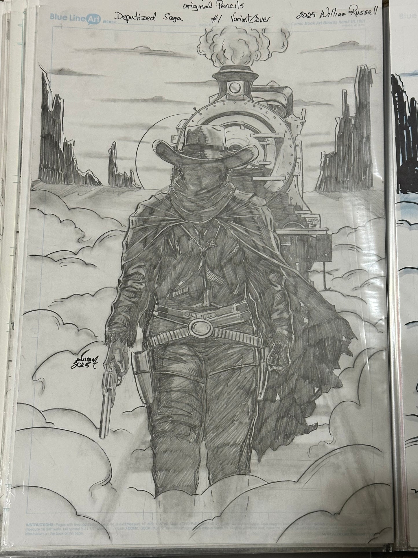 11x17 Original Pencils - Deputized #1 Kickstarter Exclusive