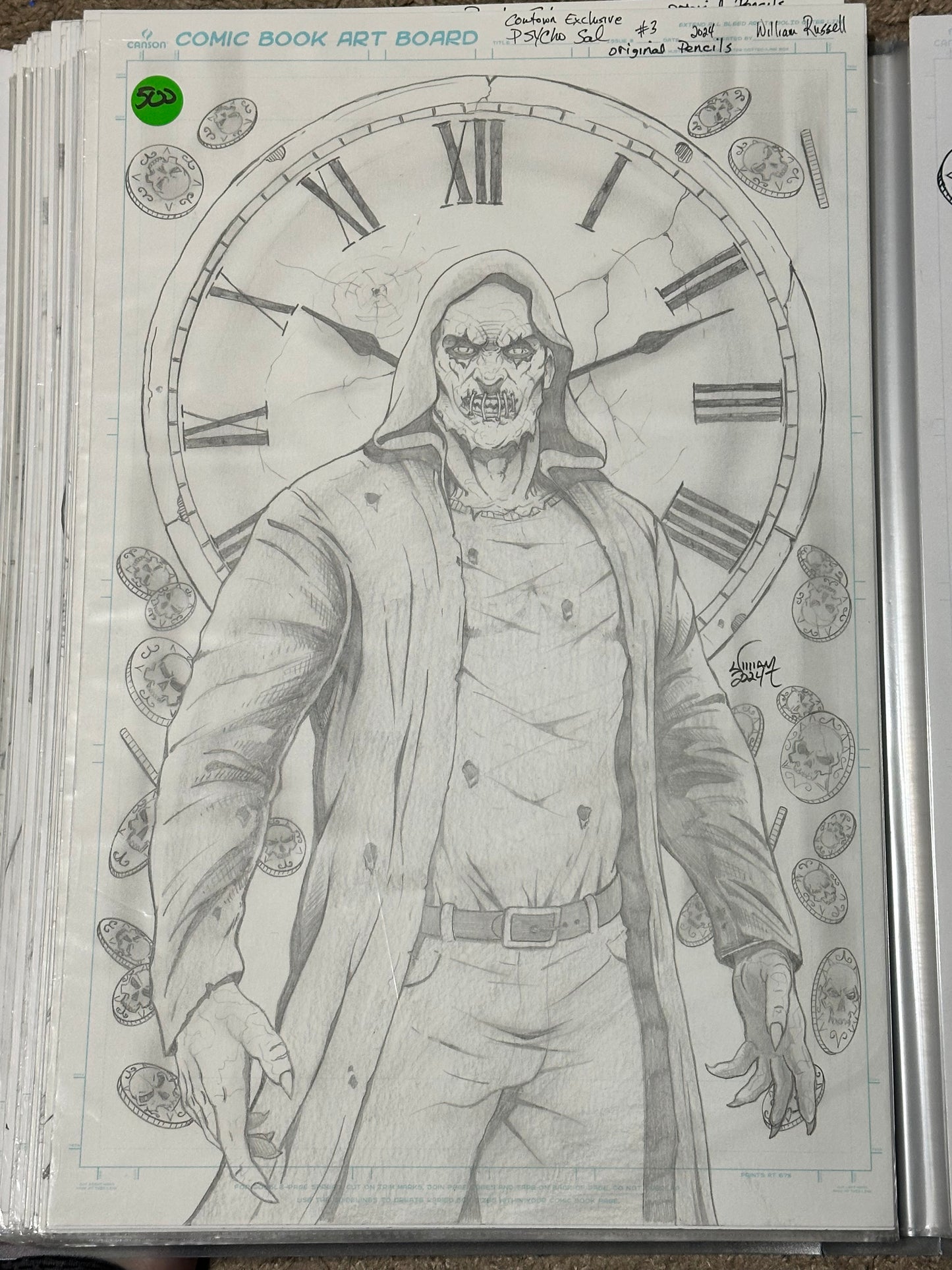 Full Body B&W Commission - Sketch Blank Cover