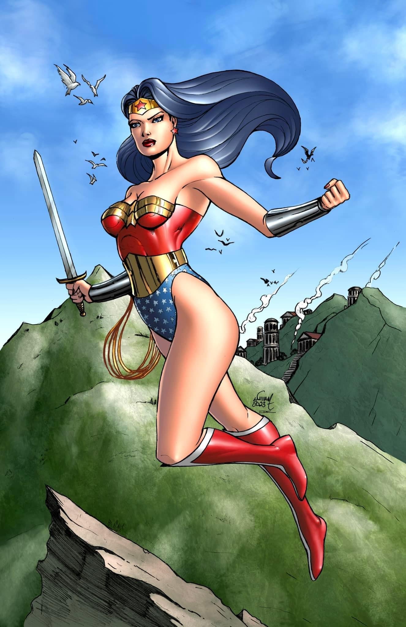 11x17 Wonder Woman Art Print