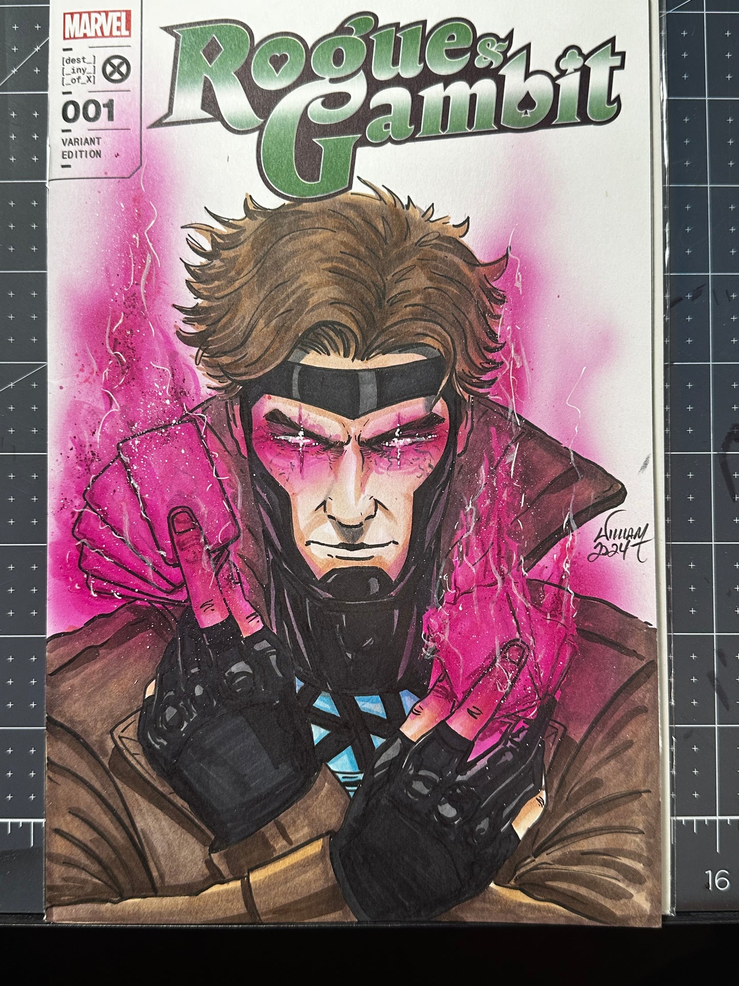 Half Body Commission in full color on Sketch Blank