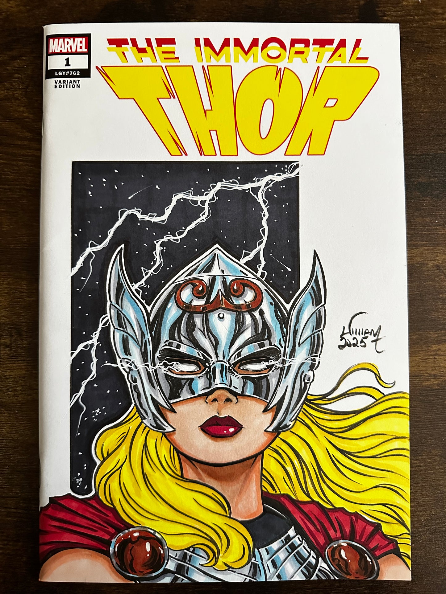 Head Shot Commission in Full Color on Blank Sketch Cover