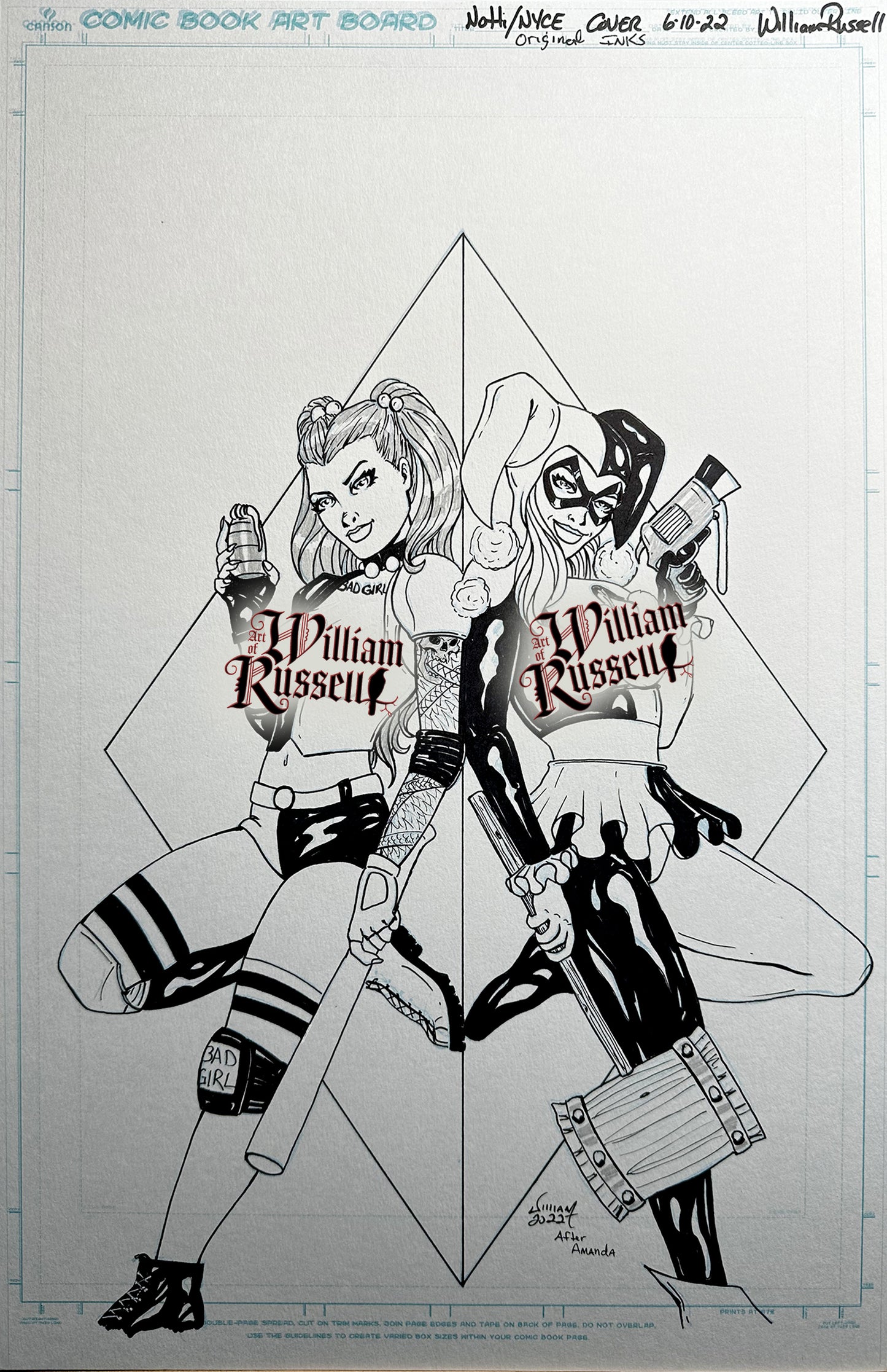 11x17 N&N Menage A Trois #12 - Naughty Ink for Published Cover