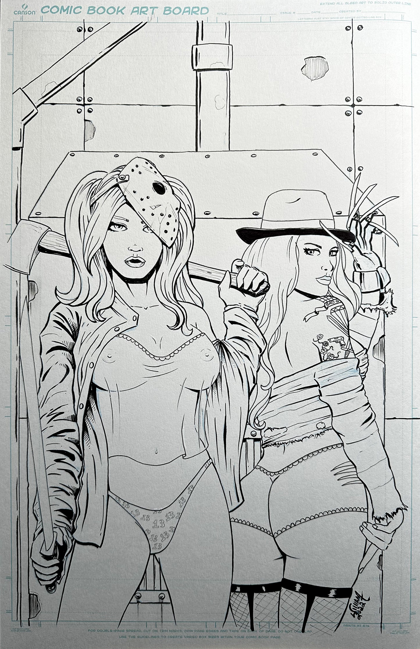 11x17 N&N Halloween - Ink for Published Cover