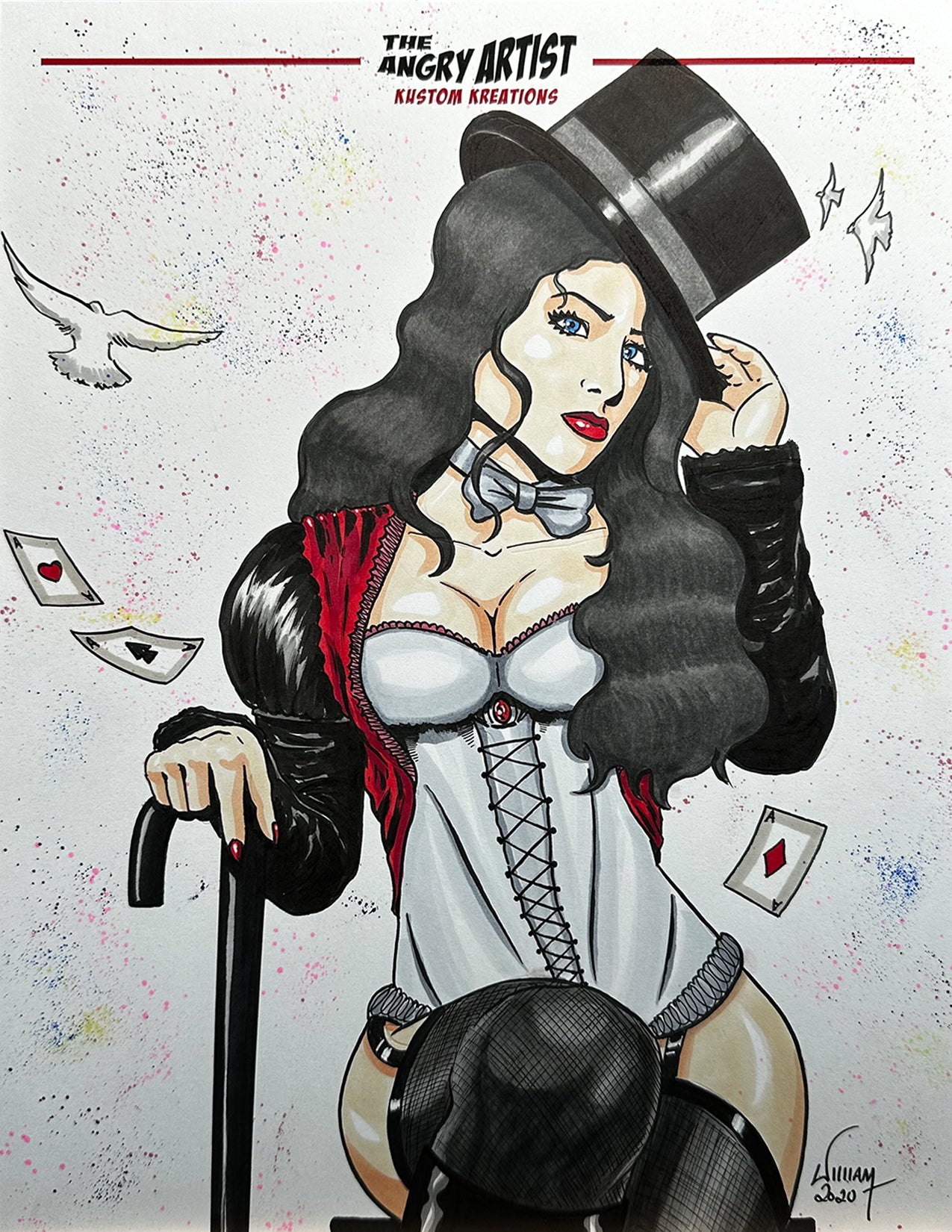 Full Body in full color Commission - Sketch Blank Cover
