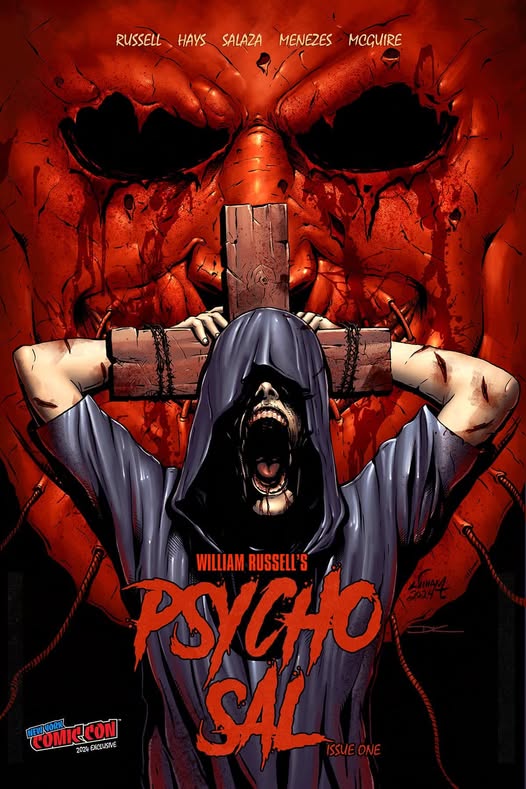 11x17 Original Cover Pencils -Psycho Sal #1 - New York Comicon Exclusive Published Cover