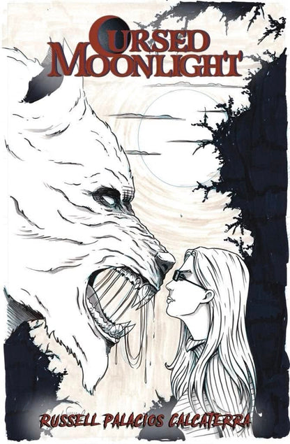 Cursed Moonlight - Victoria Variant - 11x17 Original Cover INKS -  - Kickstarter Exclusive Published Cover