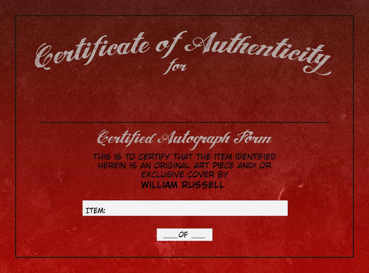 Certificate of Authenticity