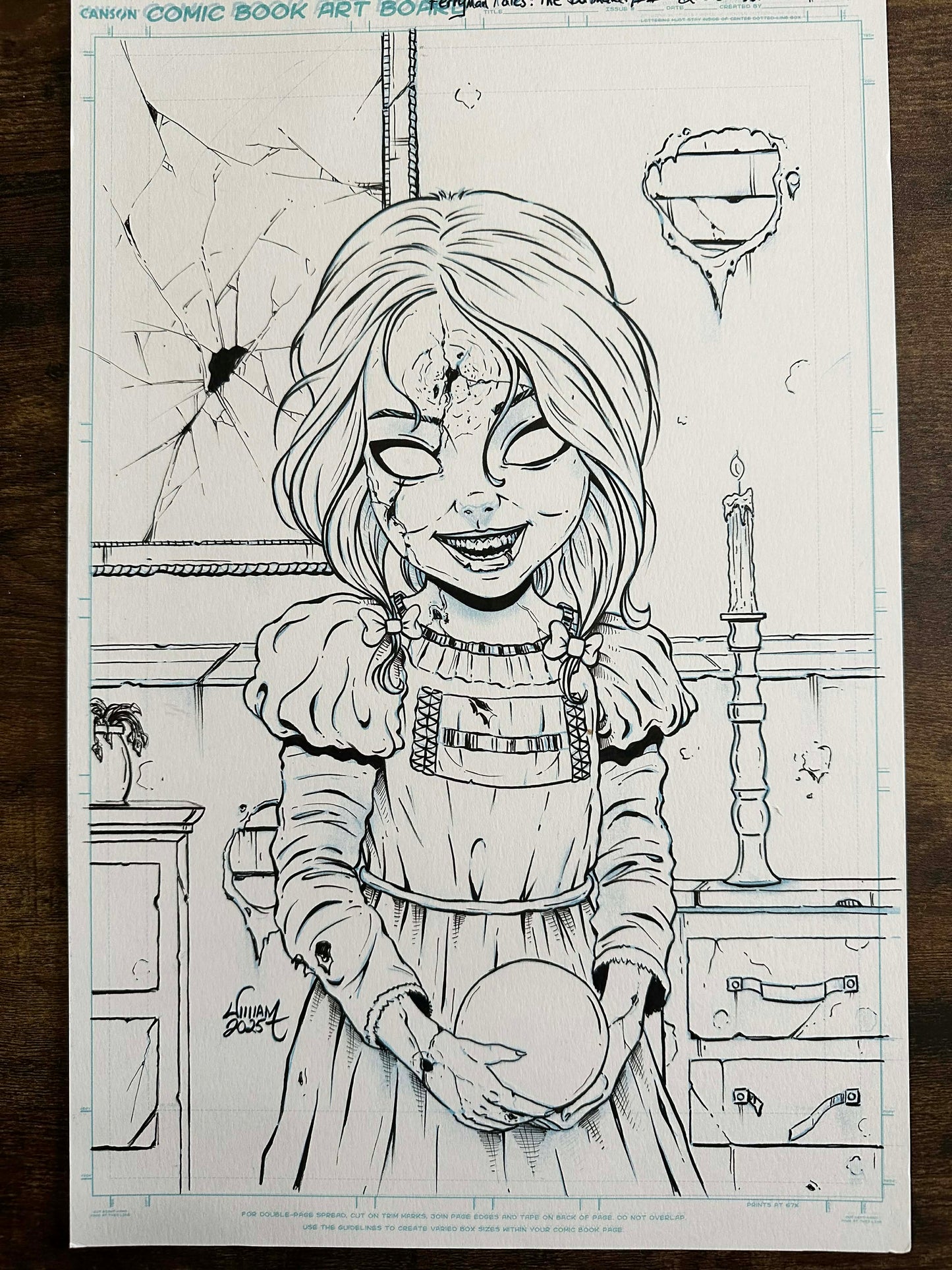 11x17 DOLLMAKER OA INKS for Published Cover