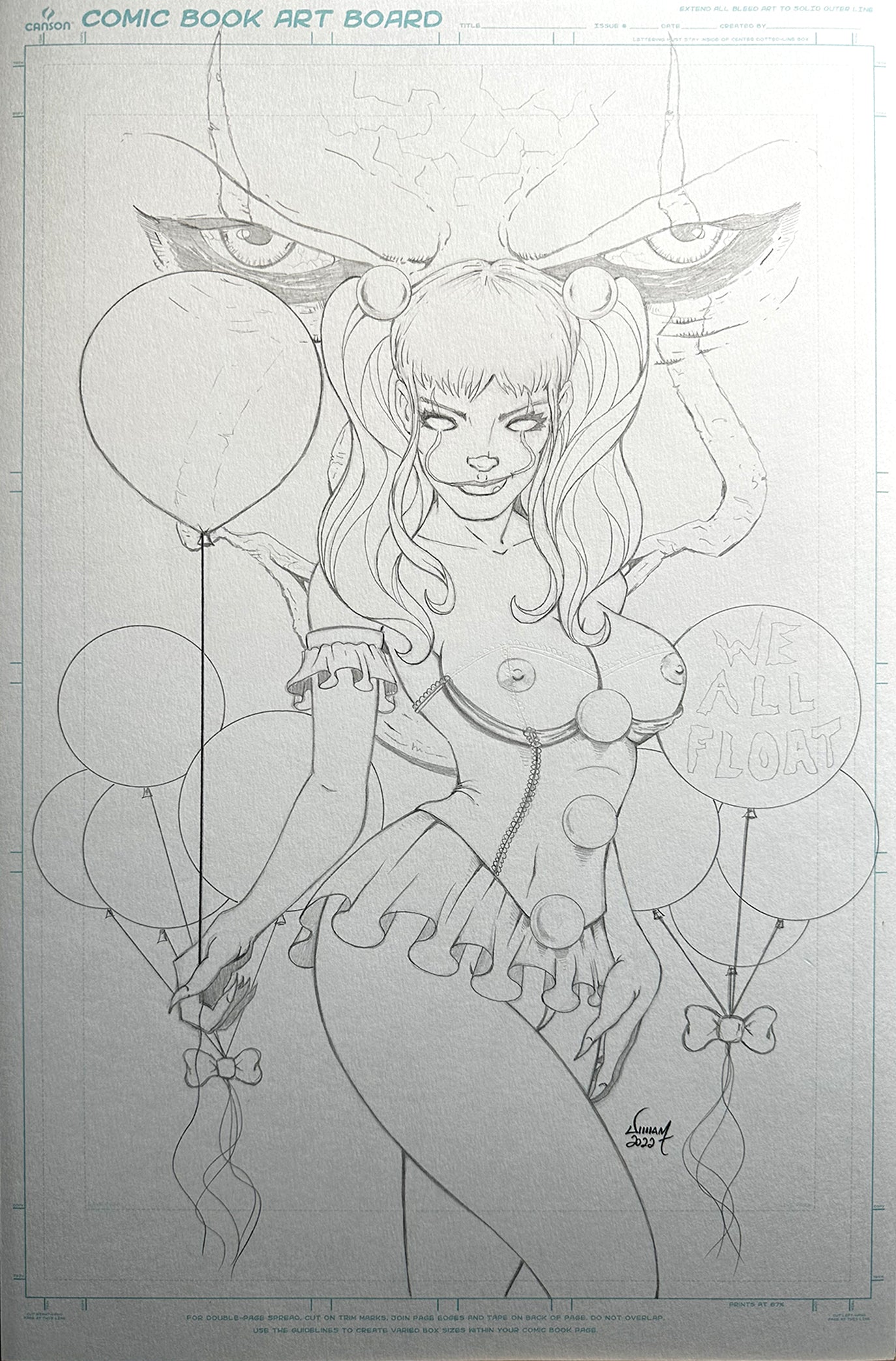 11x17 HT Baltimore Naughty - Pencils