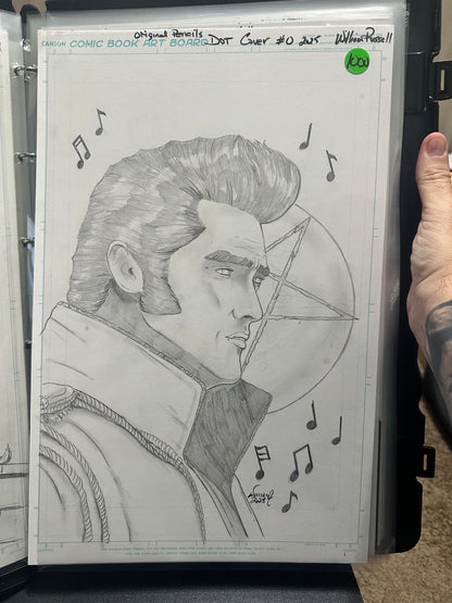 Department of Truth #0 - Image Comics - Original 11x17 Pencil Cover Art