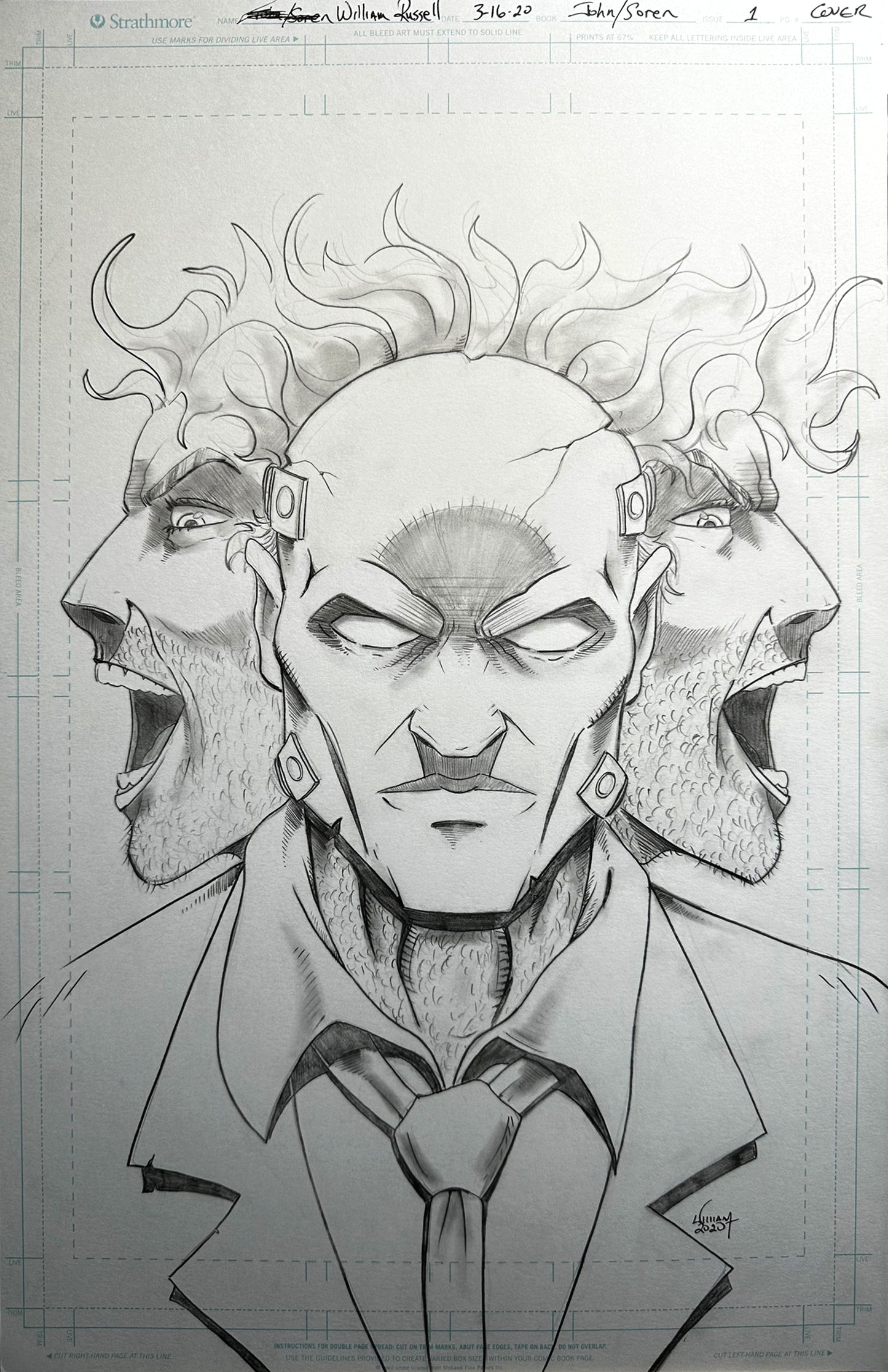 11x17 John Soren #1 - Pencils