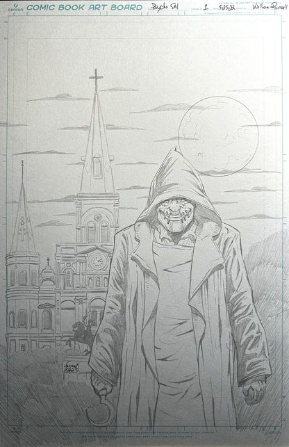 11x17 Psycho Sal #1 Cajun Gamer - Pencils