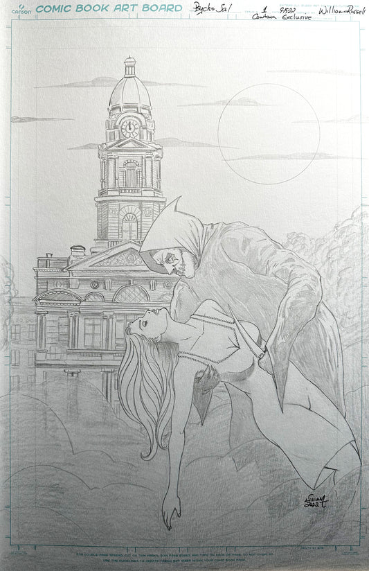 11x17 Psycho Sal #1 Cowtown Exclusive - Pencils