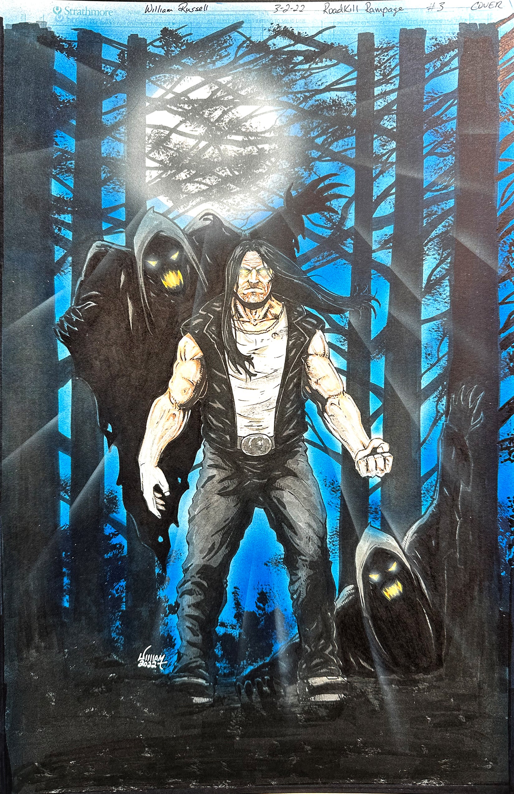 11x17 Roadkill Rampage #3 - Colors for Published Cover – Art of William ...