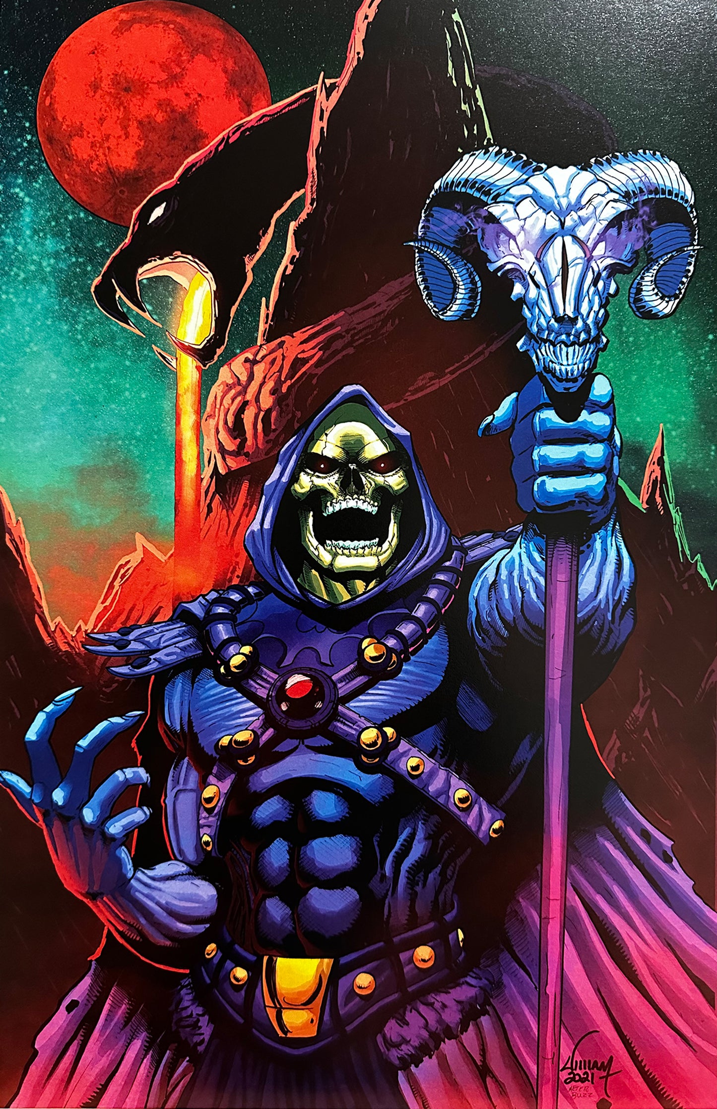 11x17 Skeletor