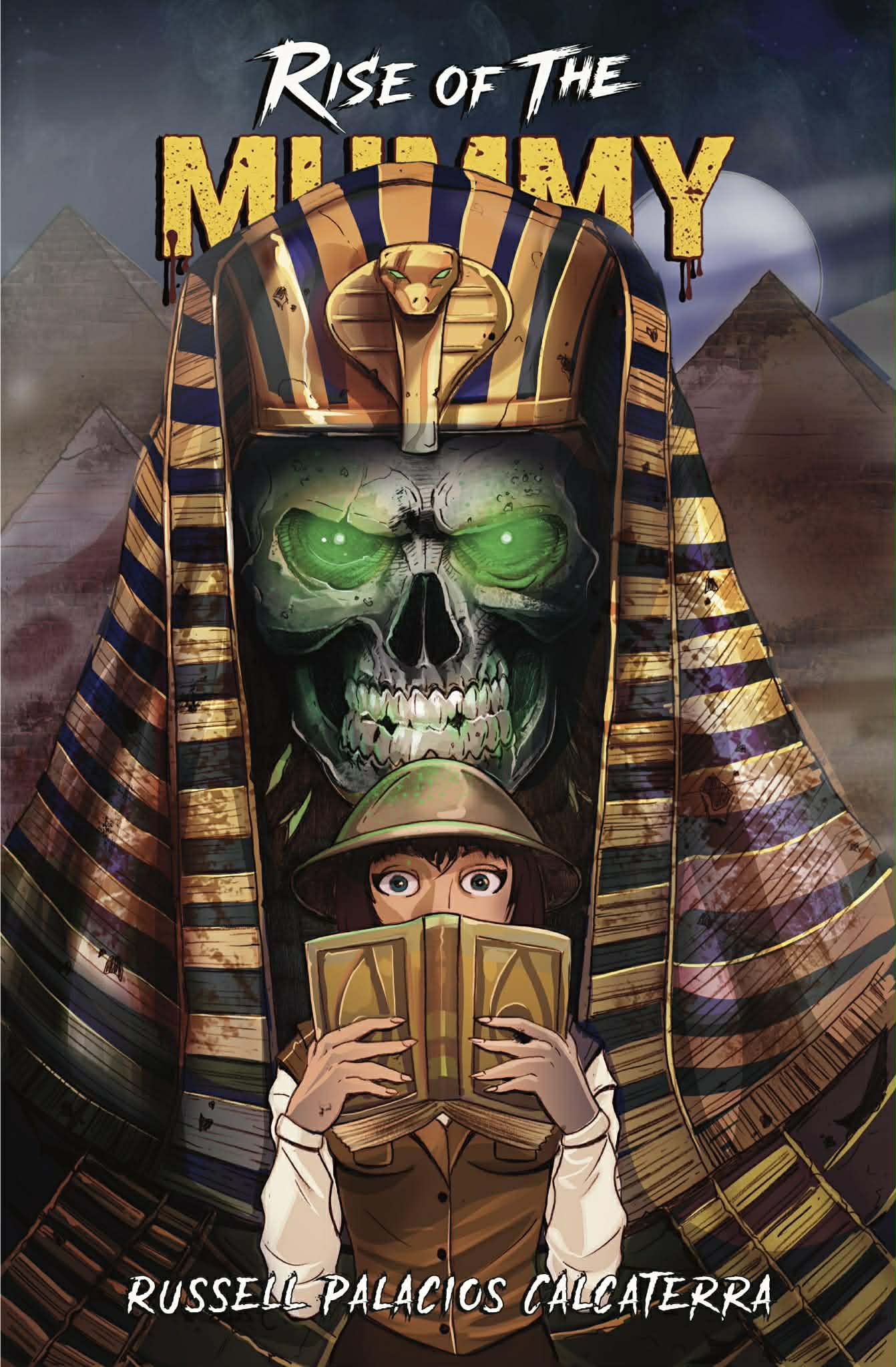 11x17 Rise of the Mummy (Shelby Cover) OA Pencils for Published Cover